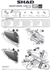 Stelaż kufra bocznego 3P motocyklowego SHAD do Ducati Diavel