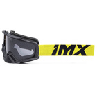 Gogle motocyklowe IMX Dust Black Matt/Fluo Yellow - Szyba Dark Smoke + Clear (2 Szyby W Zestawie)