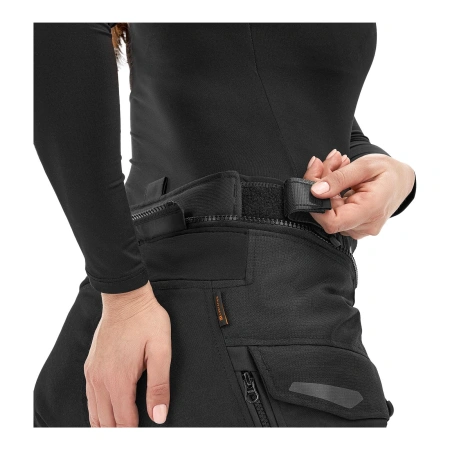 Spodnie motocyklowe damskie SHIMA DUNE LADY SHORT BLACK czarny