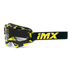 Gogle motocyklowe IMX Mud Graphic Fluo Yellow Gloss/Black - Szyba Clear (1 Szyba W Zestawie)