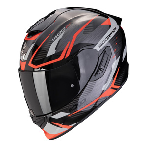 Kask motocyklowy SCORPION EXO-1400 EVO II AIR ACCORD GREY/RED szary czerwony