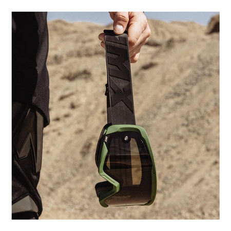 Gogle motocyklowe IMX Endurance Flip - Szyba Dark Smoke + Clear (2 szyby w zestawie)