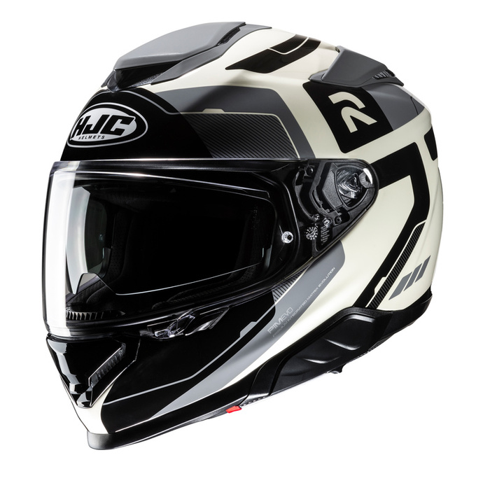 Kask motocyklowy integralny HJC RPHA 71 Cozad czarny/srebrny