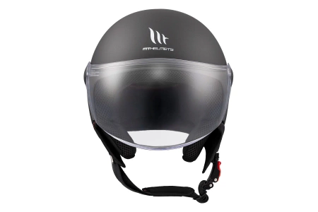 Kask motocyklowy MT STREET S SOLID MATT BLACK czarny mat