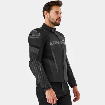 Kurtka motocyklowa tekstylna Shima SOLID 2.0 czarny