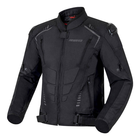 Kurtka motocyklowa tekstylna miejska OZONE PULSE czarna
