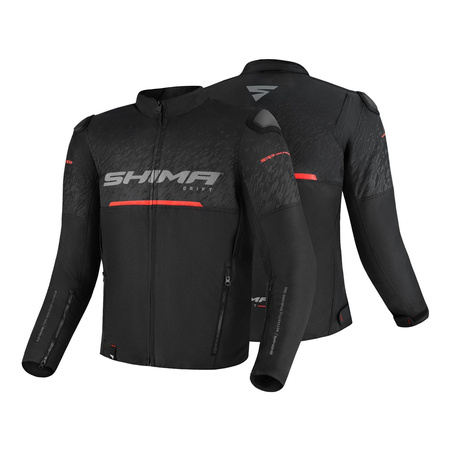 Kurtka motocyklowa tekstylna Shima DRIFT czarny