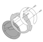 KAPPA System mocowania kufrów motocyklowego TANKLOCK DUCATI STREETFIGHTER V4 1110 '20-'22