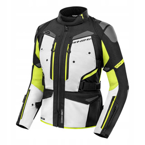 Kurtka motocyklowa damska SHIMA DUNE LADY FLUO czarny szary żółty fluo