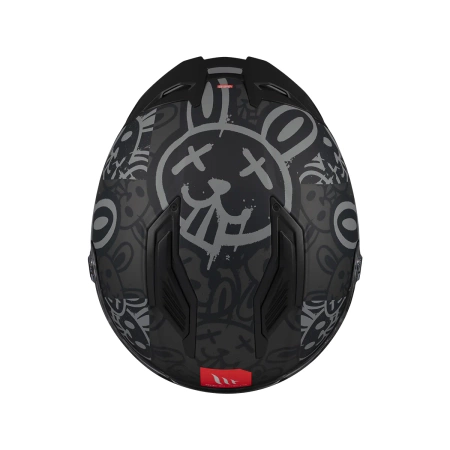 Kask motocyklowy MT STINGER 2 RAM F1 MATT BLACK/GREY