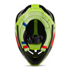 Kask cross offroad motocyklowy FOX V3 Revise Helmet Navy/pomarańczowy