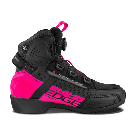 Damskie buty motocyklowe krótkie/miejskie/turystyczne Shima EDGE VENT różowy