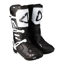 Buty motocyklowe cross/mx LEATT 3.5 WHITE czarny biały