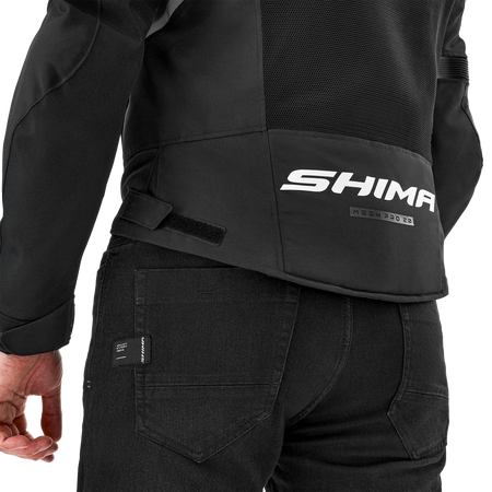 Kurtka motocyklowa tekstylna Shima MESH PRO 2.0 czarny