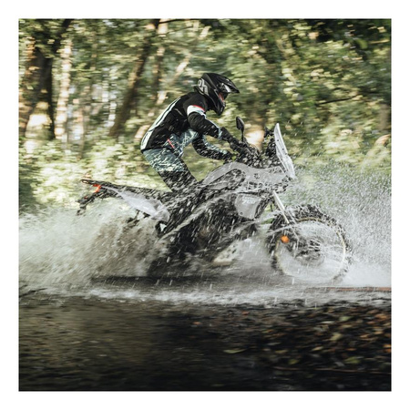 Kurtka motocyklowa tekstylna turystyczna Rebelhorn RANGE czarny-szary-złoty