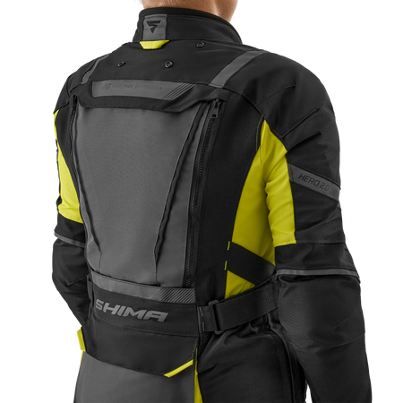 Damska kurtka motocyklowa tekstylna Shima HERO 2.0 fluo