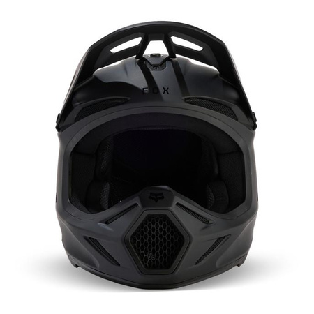 Kask cross offroad motocyklowy FOX V3 Solid Helmet matowy czarny