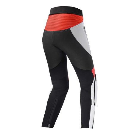 Kombinezon motocyklowy dwuczęściowy damski SHIMA MIURA 2.0 RED FLUO czarny biały czerwony fluo