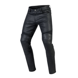Jeansy motocyklowe OZONE RUSTY WAXED czarne