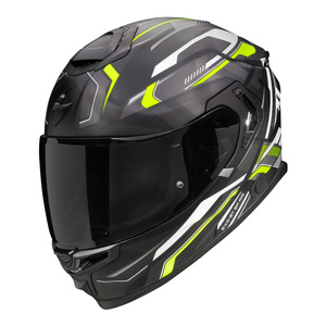 Kask motocyklowy SCORPION EXO-GT SP AIR AUGUSTA BLACK/GREY/NEON YELLOW czarny szary