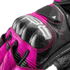Rękawice motocyklowe damskie SHIMA RS-3 LADY PINK czarny różowy