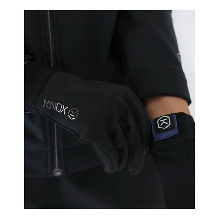 Rękawice motocyklowe KNOX WINDPROOF BLACK czarny