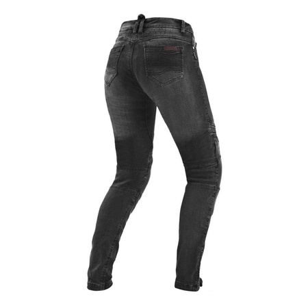 Jeansy motocyklowe damskie Shima JESS czarny