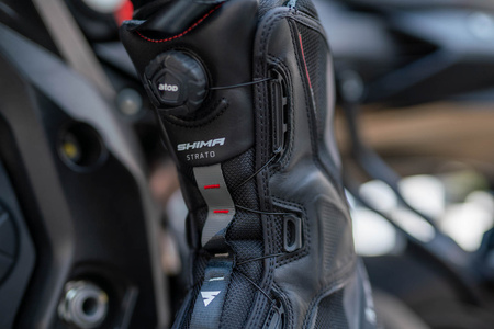 Damskie buty motocyklowe turystyczne Shima STRATO czarny