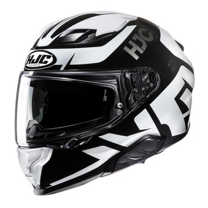 Kask motocyklowy integralny HJC F71 Bard czarny/biały