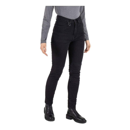 Spodnie jeans damskie KNOX SCARLETT BLACK czarny