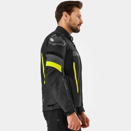 Kurtka motocyklowa tekstylna miejska/sportowa Shima SOLID 2.0 fluo