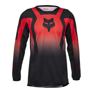 Bluza motocyklowa dziecięca FOX Junior 180 Lean Fluorescent Red