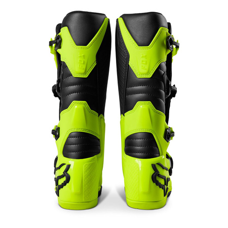 Buty motocyklowe cross offroad mtb FOX Comp Fluo żółty