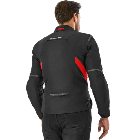 Kurtka motocyklowa tekstylna Shima RUSH 2.0 czerwony
