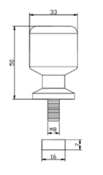 Slidery wahacza PUIG do motocykli Ducati / Honda / Suzuki (M8)