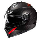 Kask motocyklowy integralny HJC C70N Sway czarny/czerwony