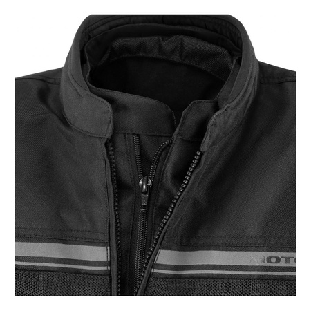 Kurtka motocyklowa MOTOID STELVIO BLACK czarny
