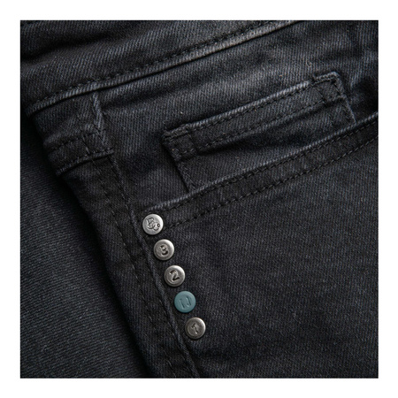 Spodnie jeans damskie BROGER CALIFORNIA WASHED BLACK czarny