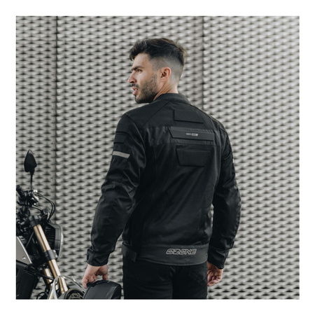 Damska kurtka motocyklowa tekstylna OZONE DART czarna