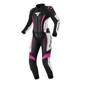 Kombinezon motocyklowy dwuczęściowy damski SHIMA MIURA 2.0 PINK czarny biały różowy