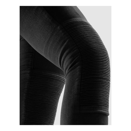 Jeansy motocyklowe damskie REBELHORN CHICA BLACK czarny