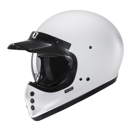 Kask motocyklowy integralny custom cruiser HJC V60 biały