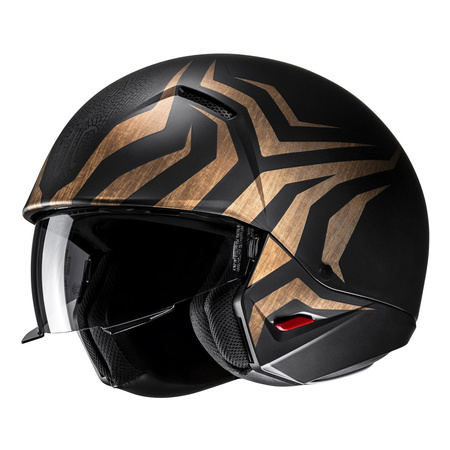 Kask motocyklowy otwarty HJC I20 Thorn czarny/złoty