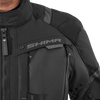 Kurtka motocyklowa tekstylna miejska Shima HERO 2.0 czarny