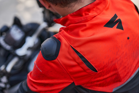 Kurtka motocyklowa tekstylna miejska Shima DRIFT czerwony