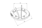 Poszerzenie stopki bocznej PUIG do Yamaha XTZ1200 Super Tenere 14-20