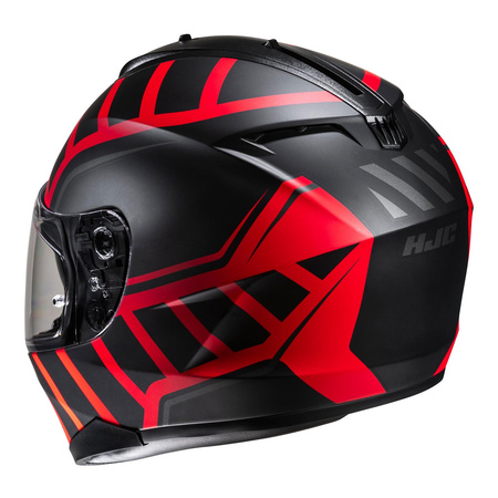 Kask motocyklowy integralny HJC C70N Holt czarny/czerwony