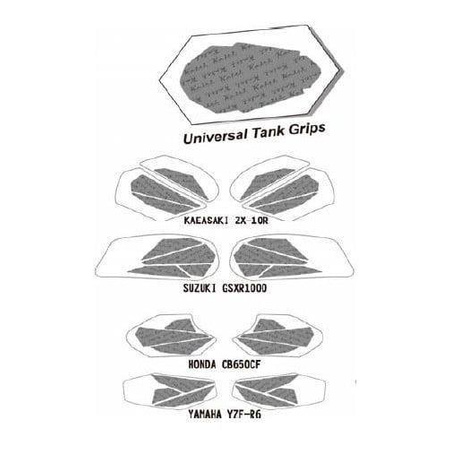 Tank Pad/Tank Grips KEITI Universal