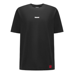 Koszulka T-shirt REBELRUSH REBEL OVERSIZE BLACK czarny