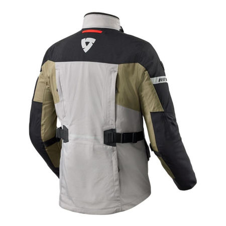 Kurtka motocyklowa tekstylna REVIT NEPTUNE 3 GTX BLACK/DARK GREEN czarny zielony
